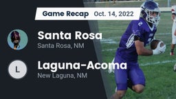 Recap: Santa Rosa  vs. Laguna-Acoma  2022