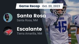 Recap: Santa Rosa  vs. Escalante  2023