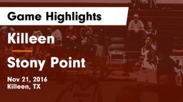 Killeen  vs Stony Point  Game Highlights - Nov 21, 2016