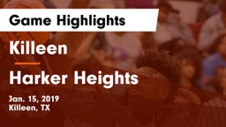 Killeen  vs Harker Heights  Game Highlights - Jan. 15, 2019