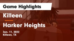 Killeen  vs Harker Heights  Game Highlights - Jan. 11, 2022