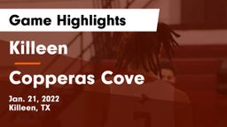 Killeen  vs Copperas Cove  Game Highlights - Jan. 21, 2022