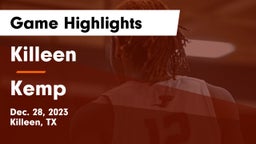 Killeen  vs Kemp  Game Highlights - Dec. 28, 2023
