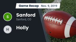 Recap: Sanford  vs. Holly 2019