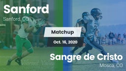 Matchup: Sanford  vs. Sangre de Cristo  2020