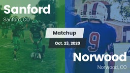 Matchup: Sanford  vs. Norwood  2020