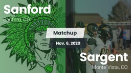 Matchup: Sanford  vs. Sargent  2020