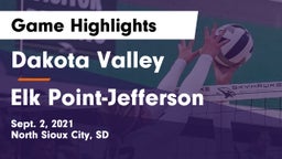 Dakota Valley  vs Elk Point-Jefferson  Game Highlights - Sept. 2, 2021
