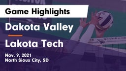 Dakota Valley  vs Lakota Tech  Game Highlights - Nov. 9, 2021
