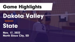 Dakota Valley  vs State Game Highlights - Nov. 17, 2022