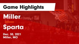 Miller  vs Sparta  Game Highlights - Dec. 30, 2021