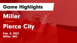 Miller  vs Pierce City  Game Highlights - Feb. 8, 2023