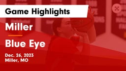 Miller  vs Blue Eye  Game Highlights - Dec. 26, 2023