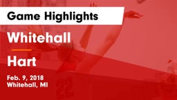 Whitehall  vs Hart  Game Highlights - Feb. 9, 2018