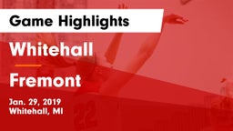Whitehall  vs Fremont  Game Highlights - Jan. 29, 2019