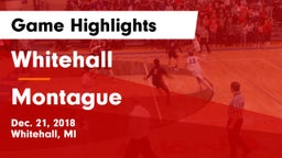 Whitehall  vs Montague  Game Highlights - Dec. 21, 2018