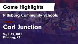 Pittsburg Community Schools vs Carl Junction  Game Highlights - Sept. 25, 2021