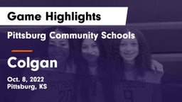 Pittsburg Community Schools vs Colgan Game Highlights - Oct. 8, 2022