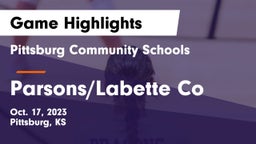 Pittsburg Community Schools vs Parsons/Labette Co Game Highlights - Oct. 17, 2023