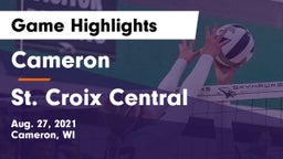 Cameron  vs St. Croix Central  Game Highlights - Aug. 27, 2021