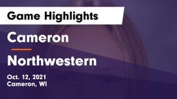 Cameron  vs Northwestern  Game Highlights - Oct. 12, 2021