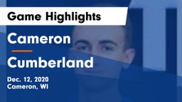 Cameron  vs Cumberland  Game Highlights - Dec. 12, 2020