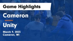 Cameron  vs Unity  Game Highlights - March 9, 2023