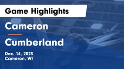 Cameron  vs Cumberland  Game Highlights - Dec. 14, 2023