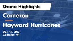 Cameron  vs Hayward Hurricanes  Game Highlights - Dec. 19, 2023