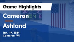 Cameron  vs Ashland  Game Highlights - Jan. 19, 2024