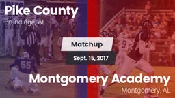 Matchup: Pike County High vs. Montgomery Academy  2016