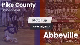 Matchup: Pike County High vs. Abbeville  2016