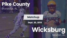 Matchup: Pike County High vs. Wicksburg  2019