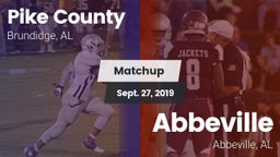 Matchup: Pike County High vs. Abbeville  2019