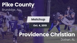 Matchup: Pike County High vs. Providence Christian  2019