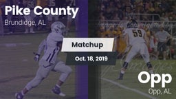 Matchup: Pike County High vs. Opp  2019