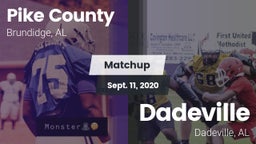 Matchup: Pike County High vs. Dadeville  2020