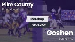 Matchup: Pike County High vs. Goshen  2020
