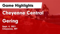 Cheyenne Central  vs Gering  Game Highlights - Sept. 4, 2021