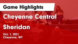 Cheyenne Central  vs Sheridan  Game Highlights - Oct. 1, 2021