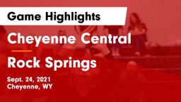 Cheyenne Central  vs Rock Springs  Game Highlights - Sept. 24, 2021