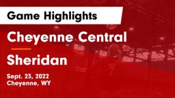 Cheyenne Central  vs Sheridan  Game Highlights - Sept. 23, 2022