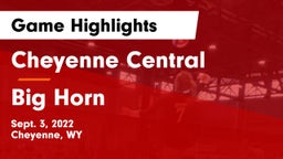 Cheyenne Central  vs Big Horn  Game Highlights - Sept. 3, 2022