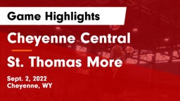 Cheyenne Central  vs St. Thomas More  Game Highlights - Sept. 2, 2022
