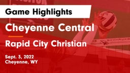 Cheyenne Central  vs Rapid City Christian  Game Highlights - Sept. 3, 2022