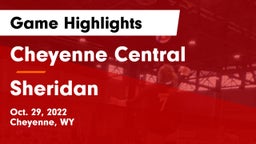 Cheyenne Central  vs Sheridan  Game Highlights - Oct. 29, 2022