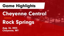 Cheyenne Central  vs Rock Springs  Game Highlights - Aug. 26, 2023