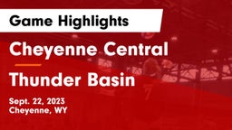 Cheyenne Central  vs Thunder Basin  Game Highlights - Sept. 22, 2023
