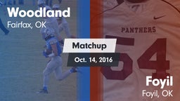 Matchup: Woodland  vs. Foyil  2016