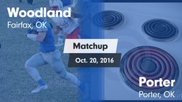 Matchup: Woodland  vs. Porter  2016